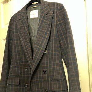 Photoshoot worn only - Aritizia Wilfred Plaid Blazer (Size 0)